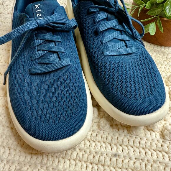 KIZIK Men's Size 8 Women's 10 Roamer Hands Free Knit Sneaker Shoes Tidepool Blue - Picture 5 of 16